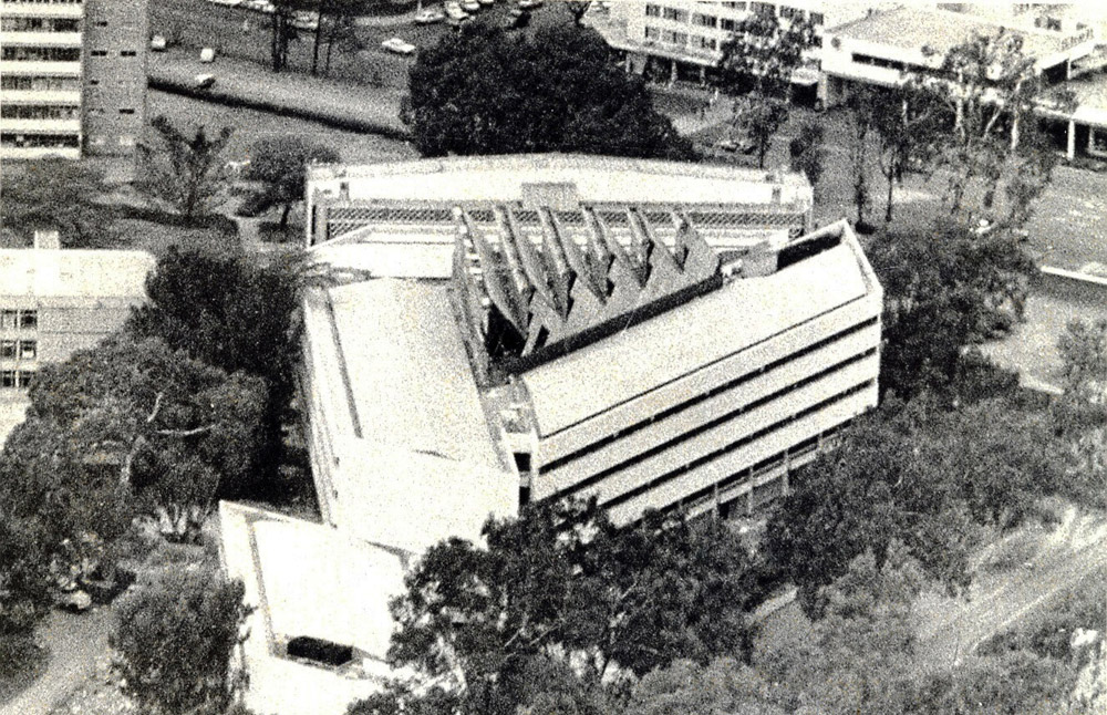 Arial View of Jomo Kenyatta Memorial Library, University of Nairobi (1980s)