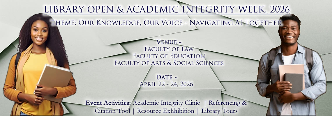 Library Open & Academic Integrity Week, 2026