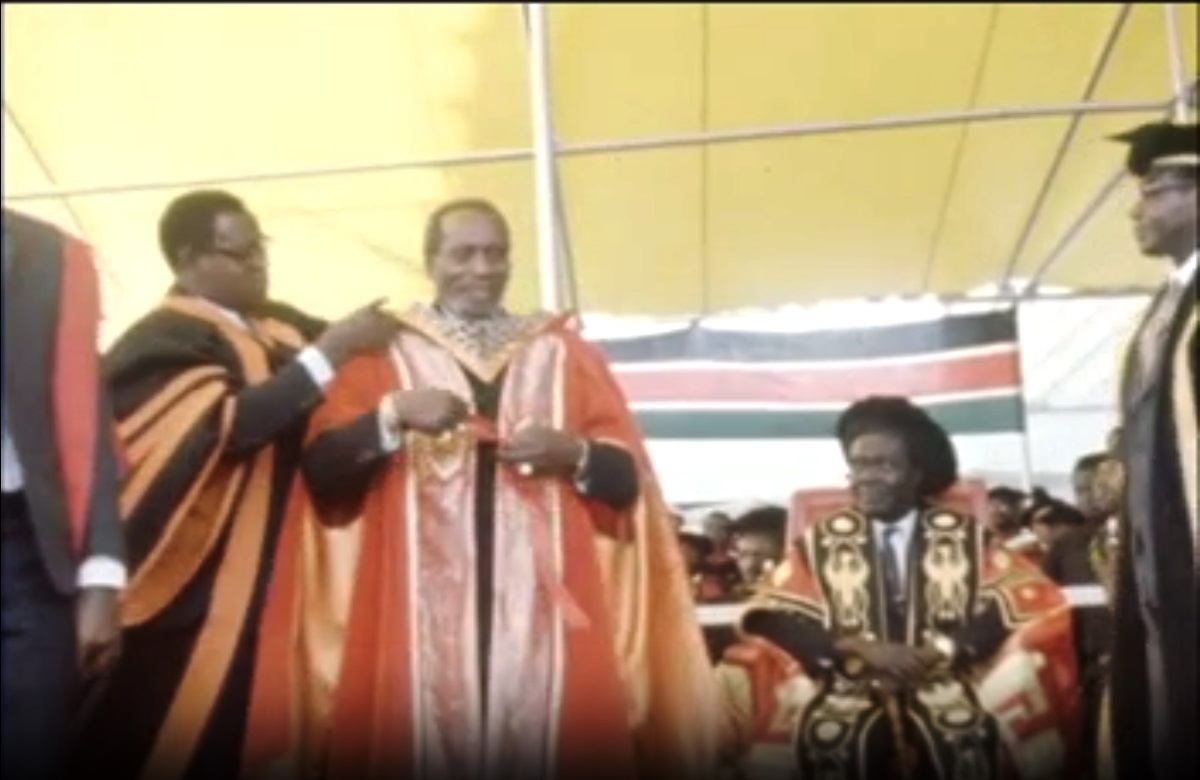 Insatllation of President Jomo Kenyatta as Chancellor of the University of Nairobi (1970)