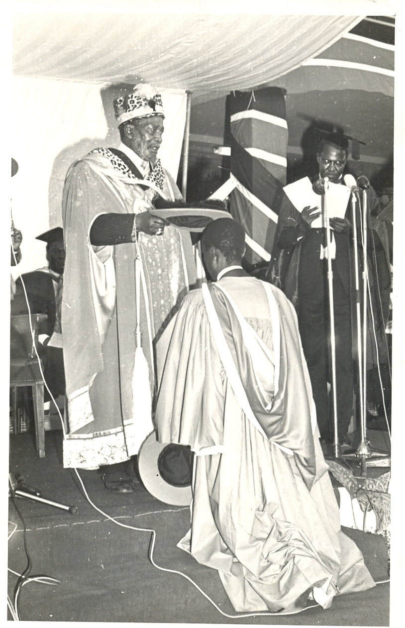 Mzee Jomo Kenyatta Conferring a PhD (UoN Graduation, 1975)