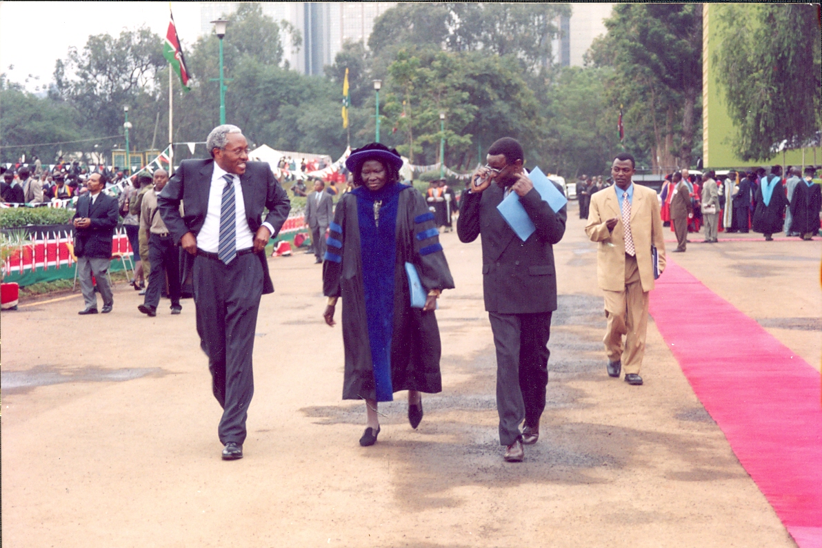 Prof. Kiambi & Prof. Karani -UoN Graduation Event, 2004