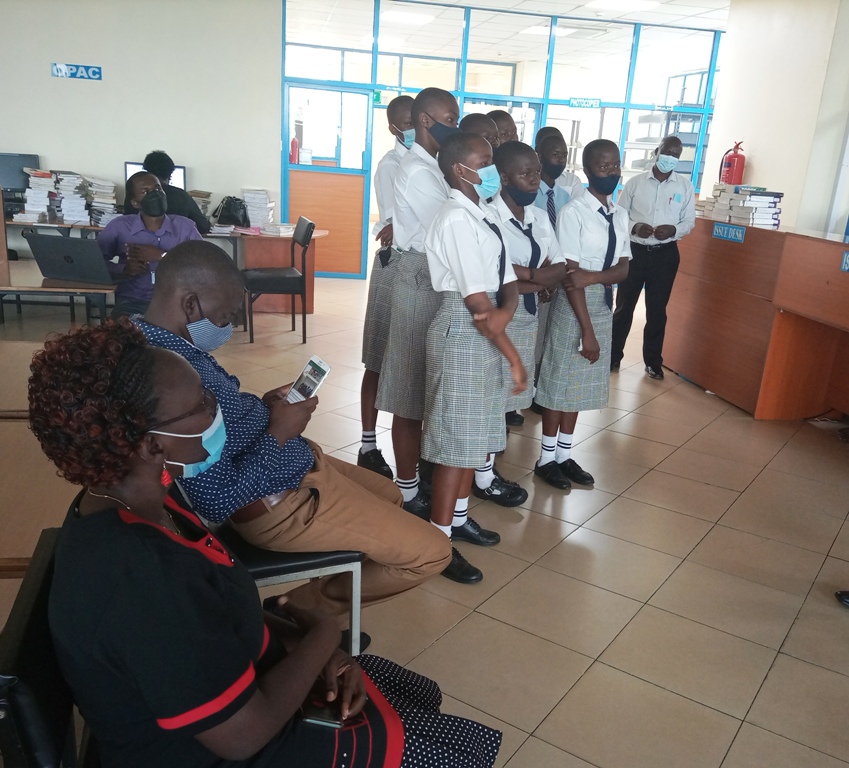 Kisumu Lib - Sinaga Girls High Visit 1