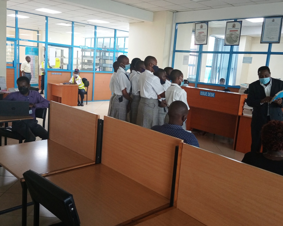 Kisumu Lib - Sinaga Girls High Visit 2