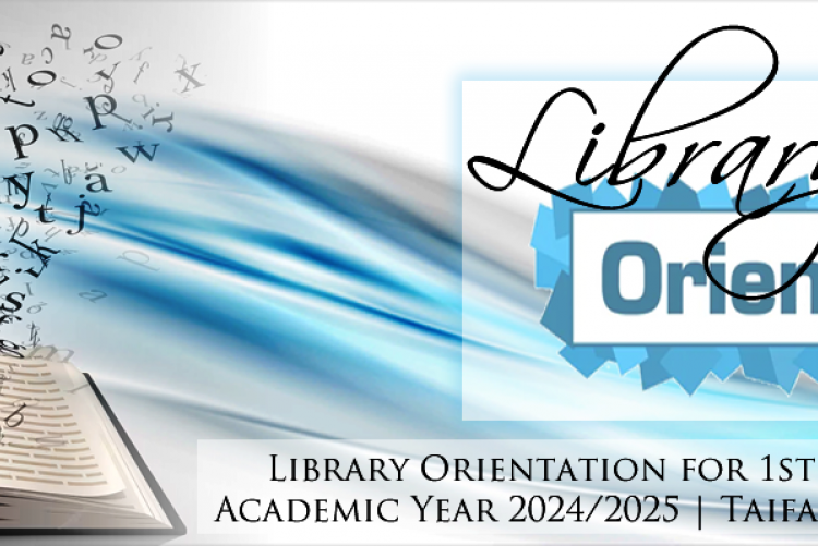 Library Orientation - 1st Year Students, 2024/2025